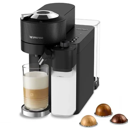 Máquina de Café em Cápsulas Delonghi Nespresso Vertuo Lattissima ENV300.B - Preta